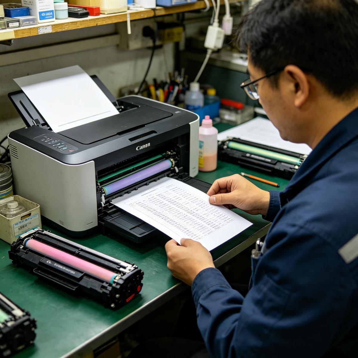 爱普生LQ-630K打印头更换